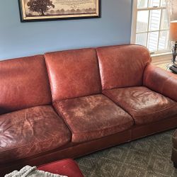 Leather Couch 