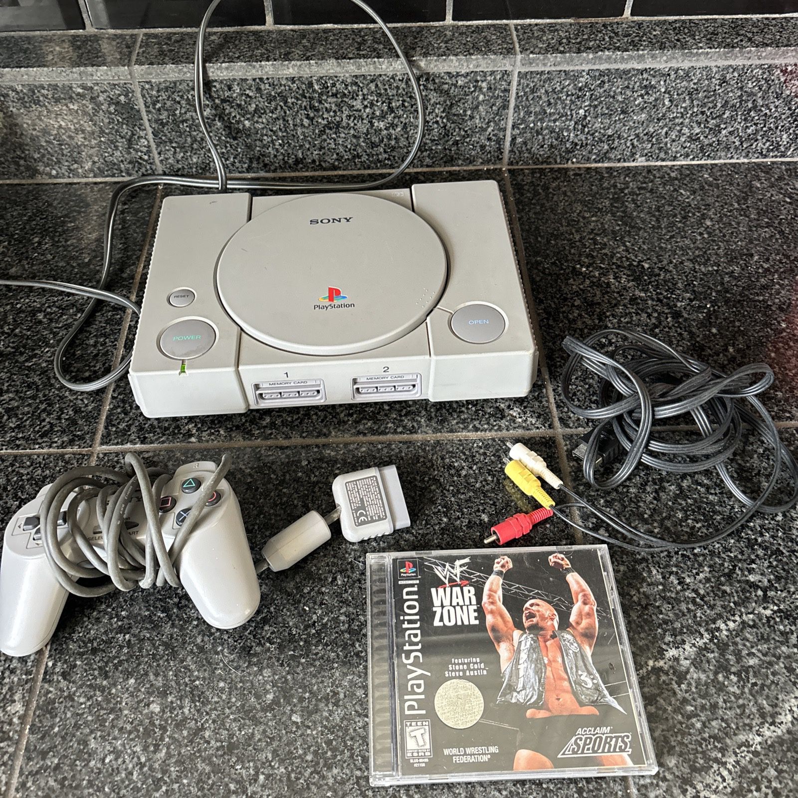 PlayStation Original Works Tested With Controller And 1 Game 