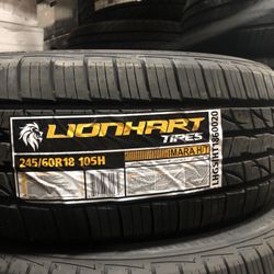 Brand New Tires (1) Lionhart Imara H/T (P245/60R18) (Single) ($96)
