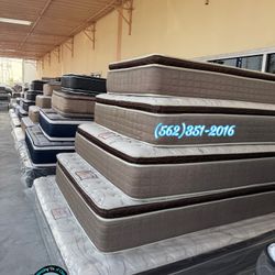 Serenity Queen Mattress And Boxspring Pillowtop Colchon Y Tambor Nuevo New 