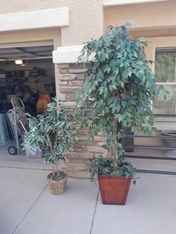 4 different Artificial Plants $7-$10 each, Artificial Trees 4ft $20 or 7ft $50 See All Photos Read Description