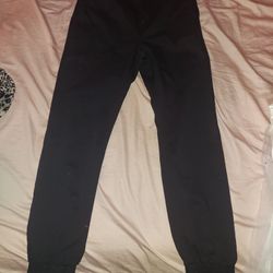 Girl/Boy Black Joggers (Pre-teen) 