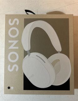 Sonos Ace Wireless Over-Ear Headphones with Bluetooth, White Noise Cancelling, 30-Hour Battery Life, Spatial Audio, Dolby Atmos, Dynamic Head Tracking
