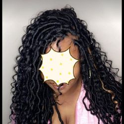 Hair braiding ( faux locs)