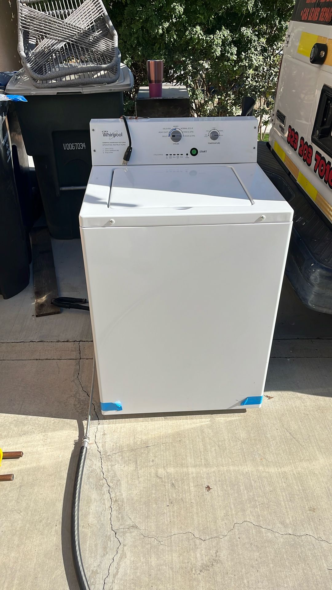 Whirlpool Comercial Washer 