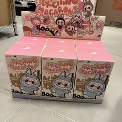 Pop Mart Labubu The Monsters Exciting Macaron Vinyl Face Sealed Case (6 Blind Box’s)
