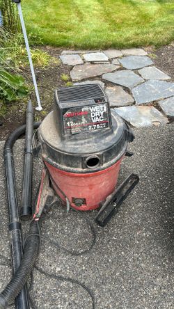 Wet dry vac 2.75 HP 12 gallon