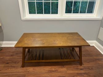 Mid-Century Wood Coffee Table
