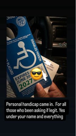 Handicap Placards
