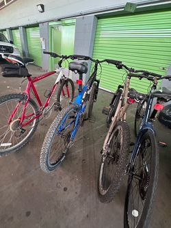 Mountain bikes