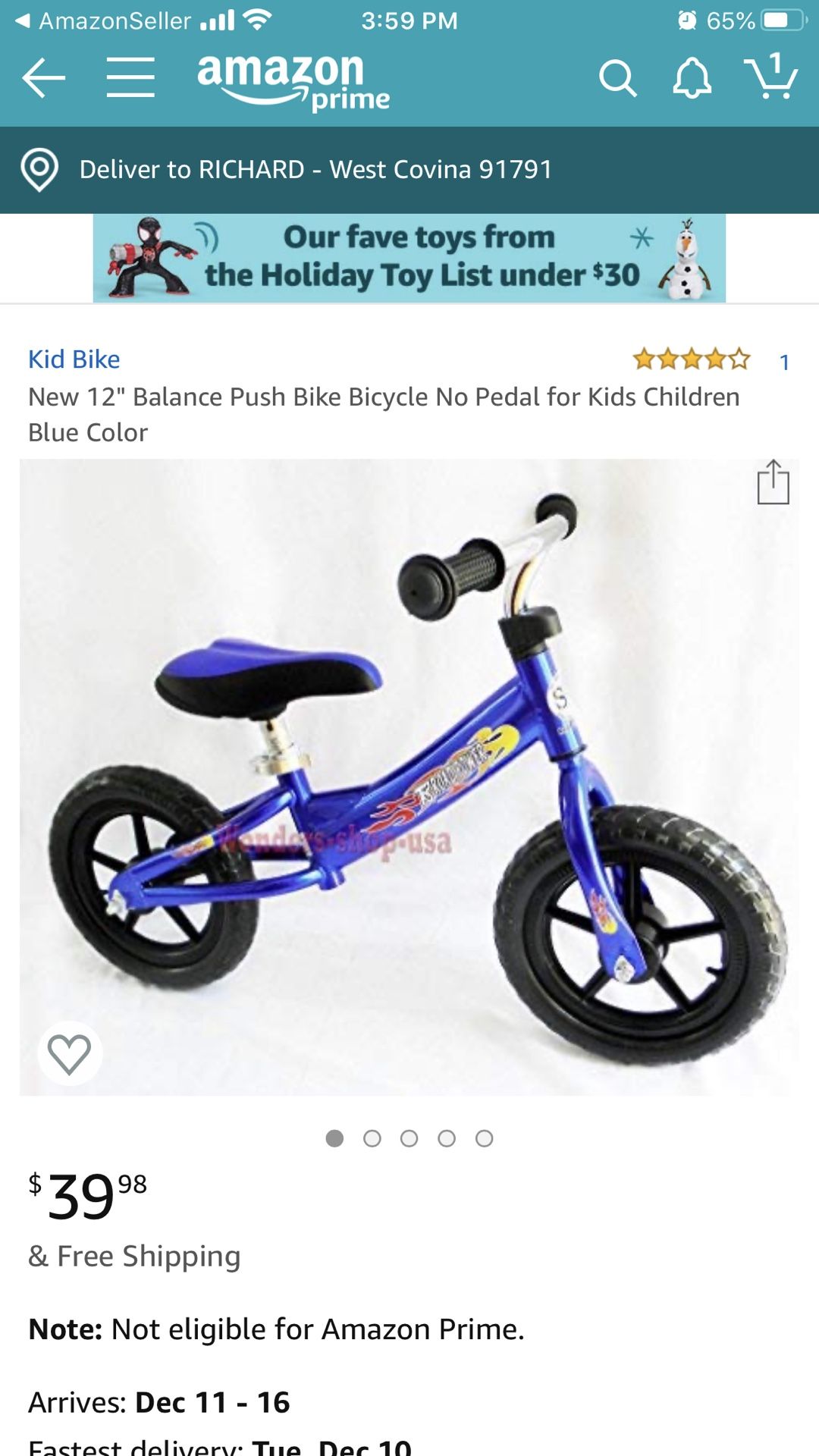 New Learn How to Ride BALANCE BIKE for Kids