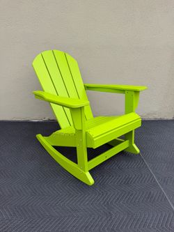 NEW/ Built Outdoor rocking chair/ Patio furniture/ plastic outdoor chair