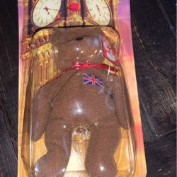 McDONALDS TY BEANIE BABY BRITANNIA THE BEAR RARE 1992