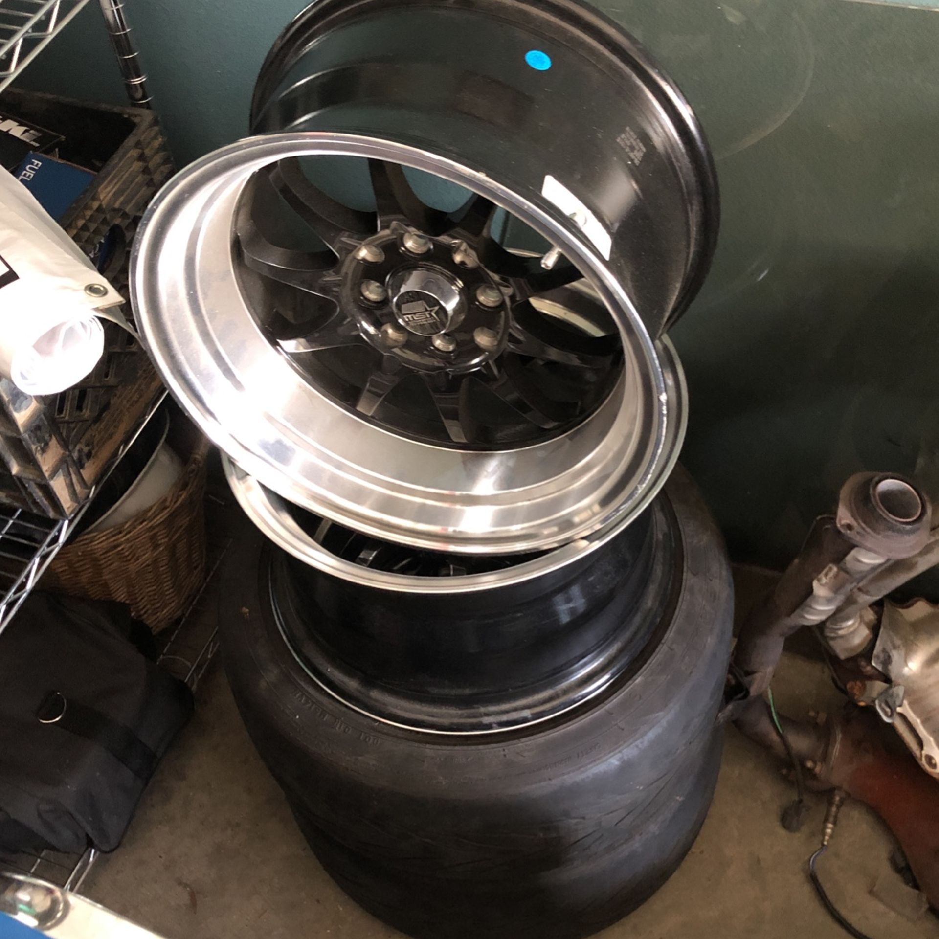 MST Mt11 Wheels 4x100 15x8 - 0 Offset 3 Inch Lip