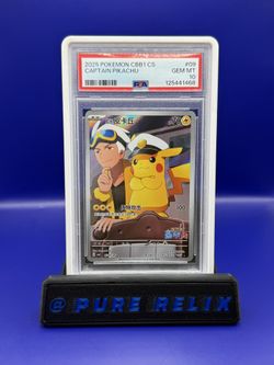 Pokemon Chinese Captain Pikachu #0709 - PSA 10