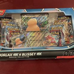 Pokemon Snorlax Ex & Blissey Ex Special Collection Box (NEW & SEALED)