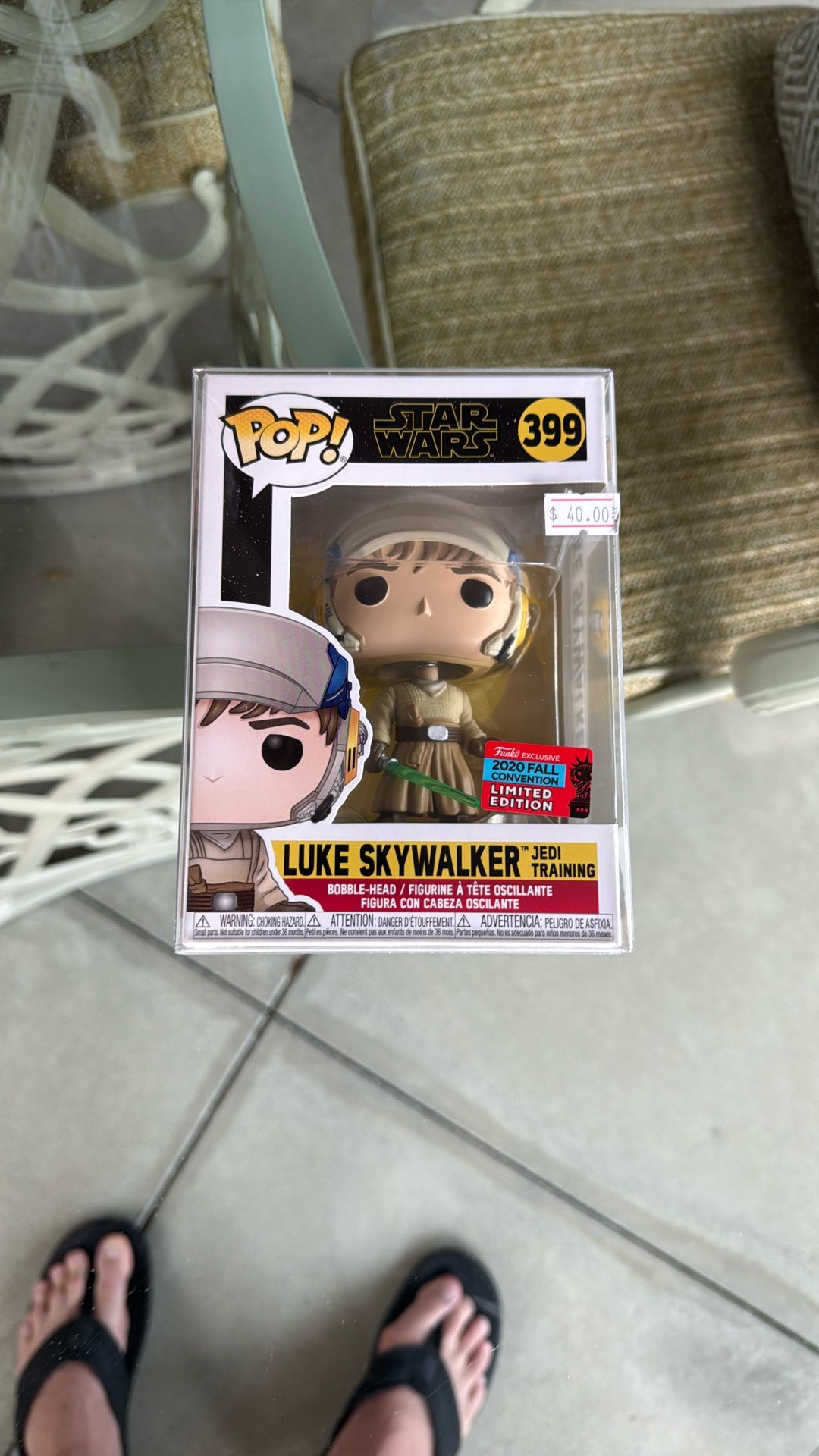 Funko Pop Star Wars Like Skywalker Jedi Training exclusive