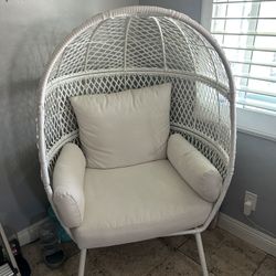 better homes and gardens ventura boho stationary wicker egg chair
