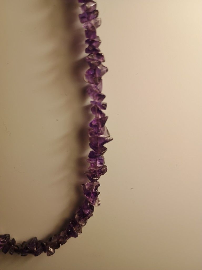 Amethyst Chip Necklace