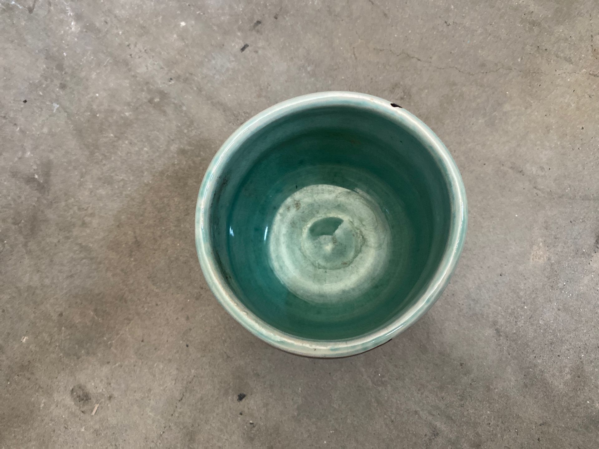 Blue flower pot