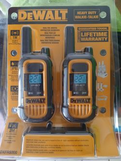 Dewalt Walkie Talkies Brand New series 300,$60