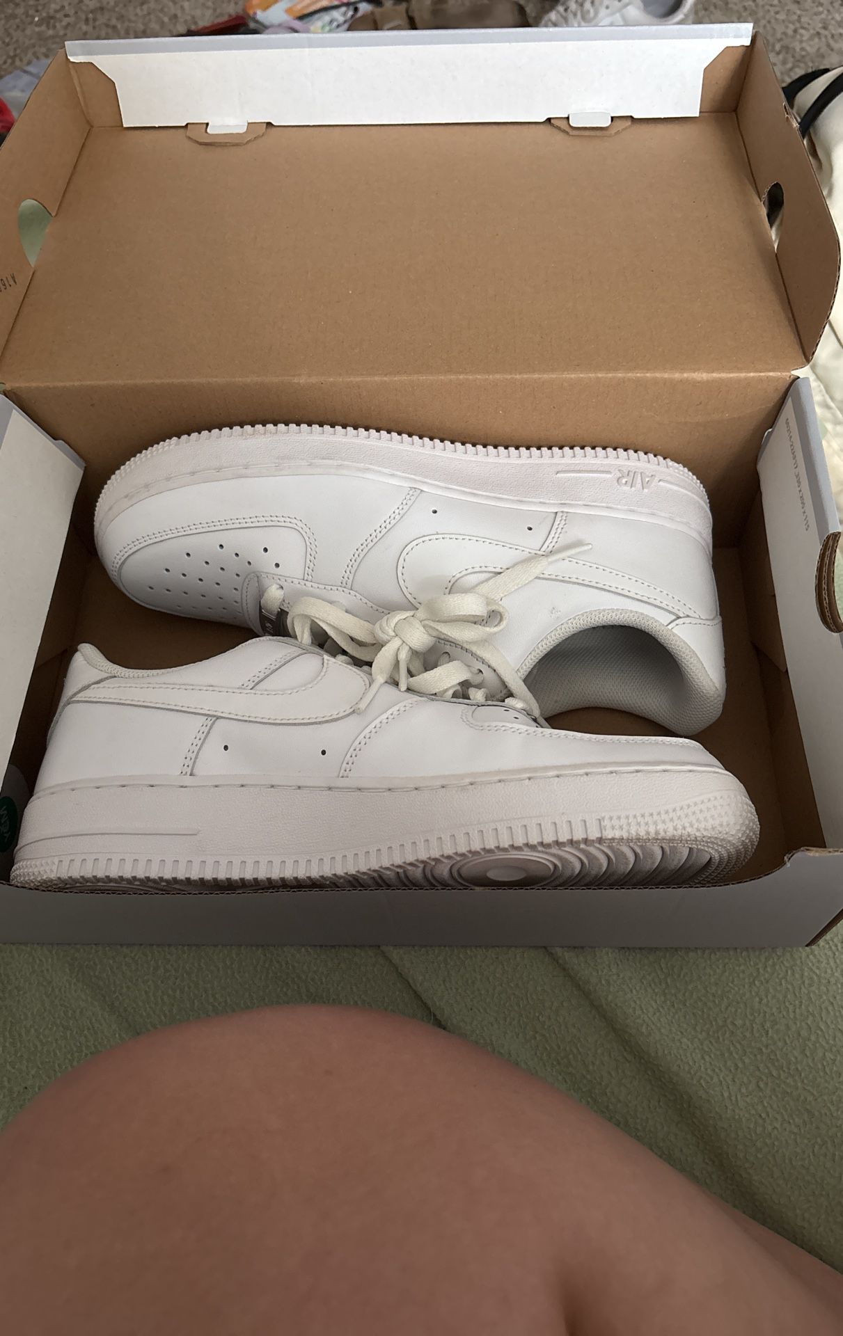 White Air Force 1's