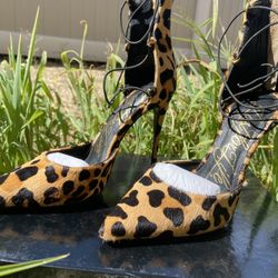 Leopard Heels