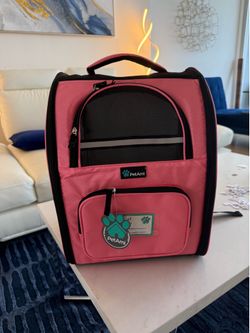 Small Dog Pink Backpack