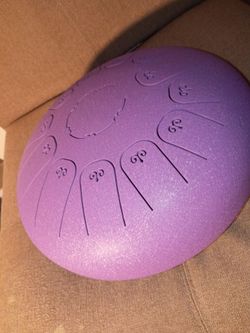 Purple 6-inch 11-tone Steel Tongue Ethereal Drum