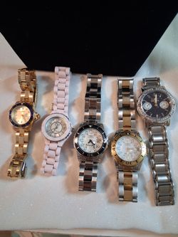 Lot of 5 Invicta watches jewelry price for ALL not each