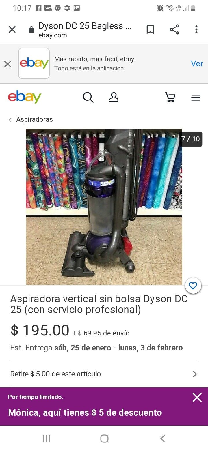 Vacuum dyson dc25