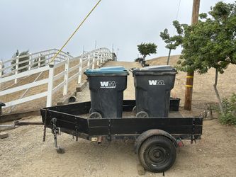 Yard Trailer With Ramps 