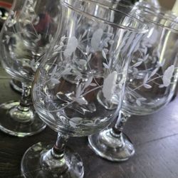 Princess House Heritage Crystal Cups