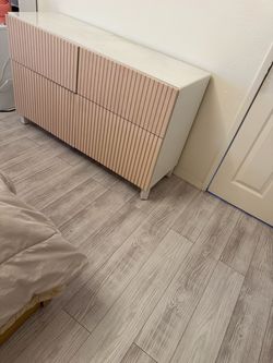 Modern Dresser with Fluted Front Drawers
