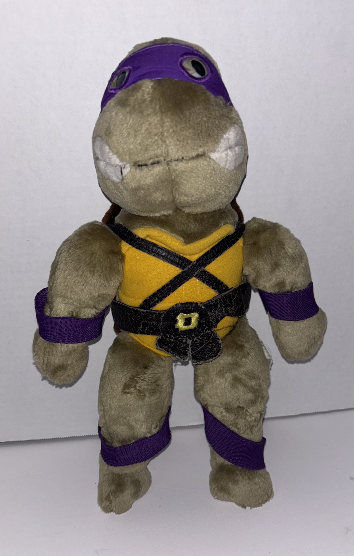 VINTAGE 1989 PLAYMATES DONATELLO 9" TEENAGE MUTANT NINJA TURTLES PLUSH 