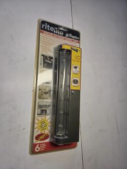 Rite Lite LPL640 Wireless 6-LED Under Cabinet Light - NOS Sealed Package Home Closet Lighting