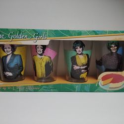 The Golden Girls Collectibles 16 oz. Pint Glasses by Just Funky ~ Set of 4 