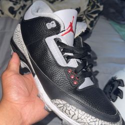 Jordan 3 Cleats (Size 11)