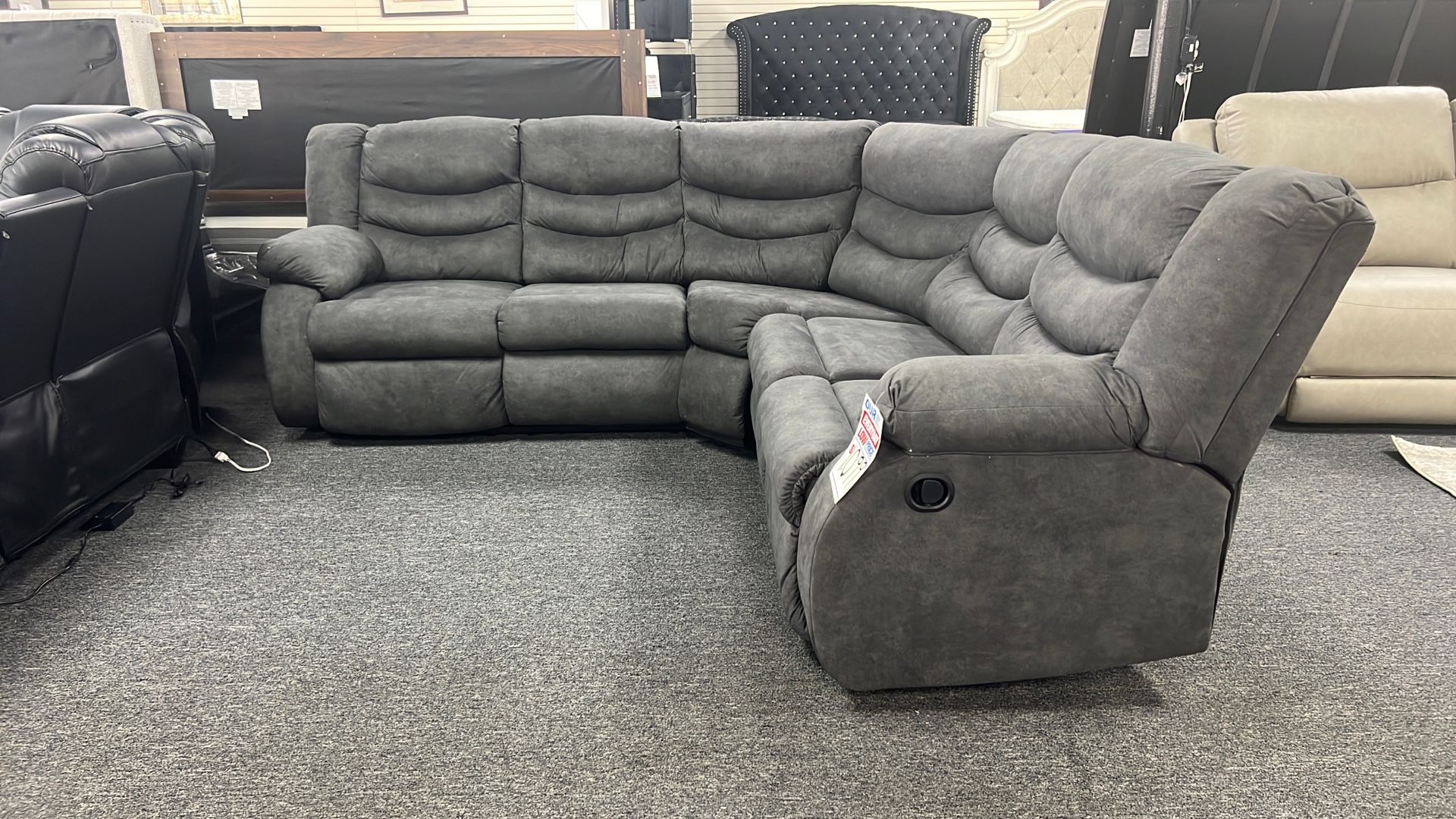 2 Pieces Sectional Manual Reclining New