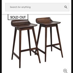 NEW PERFECT CONDITION CB2 BAR HEIGHT STOOLS