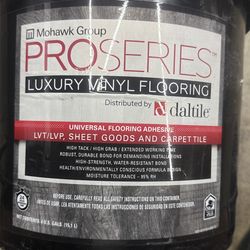 Luxury vinyl floor adhesive