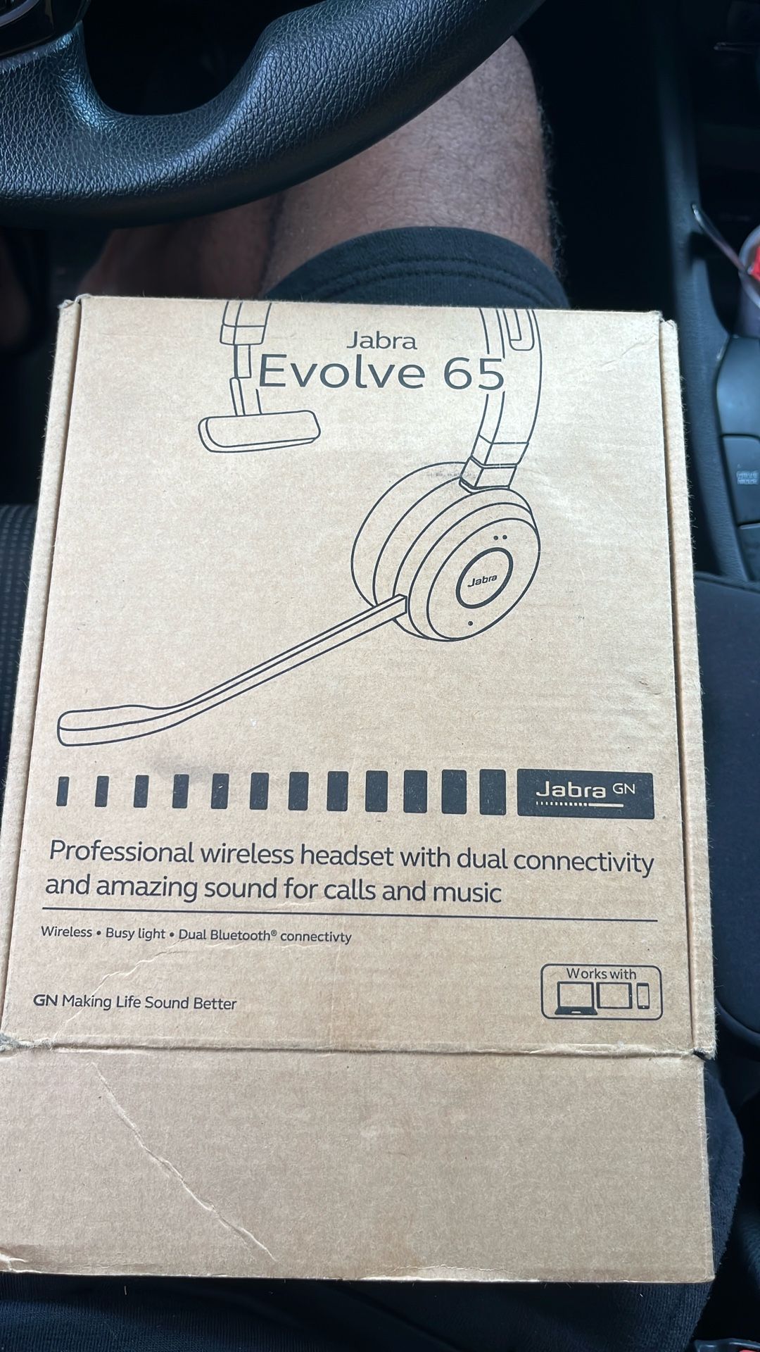 Jabra 65 Evolve headphones Headset