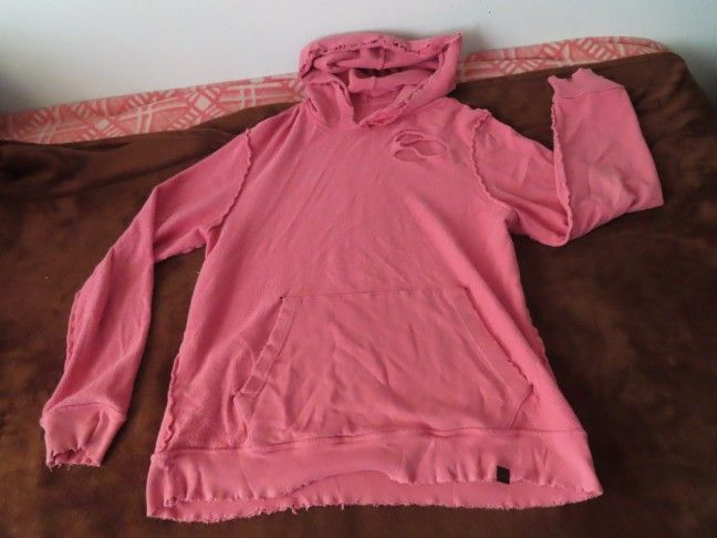 ARZEE hoodie sweatshirt thrashed distressed no size