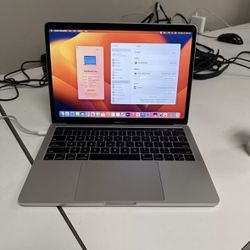 2018 13” MacBook Pro Laptop 2.3ghz Quad Core i5 16gb RAM 512gb Flash Touch Bar Retina 