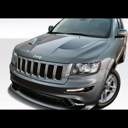 SRT Heat Extractor Style Fibergljass Hood for 2011-2020 Jeep Grand Cherokee