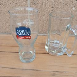 Sam Adam's Beer Glass