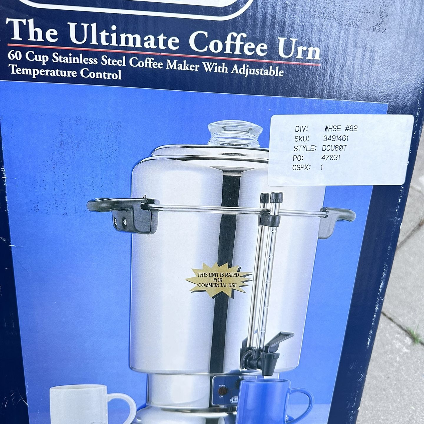 6-8 cup coffee maker Stainless Steel 6 Cup Percolator main image 1