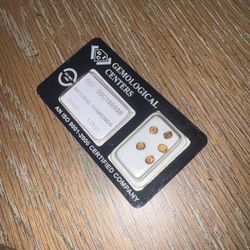 5 Pcs Diamonds  Natural Colored 