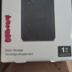 Brand New WD Elements 1 TB Storage 