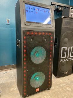 FINANCING! Equipo con dos bocinas 12” Y pantalla WiFi de 12”// Double 12” woofer with 12”